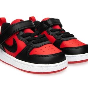 Kids Black and Red Sneakers